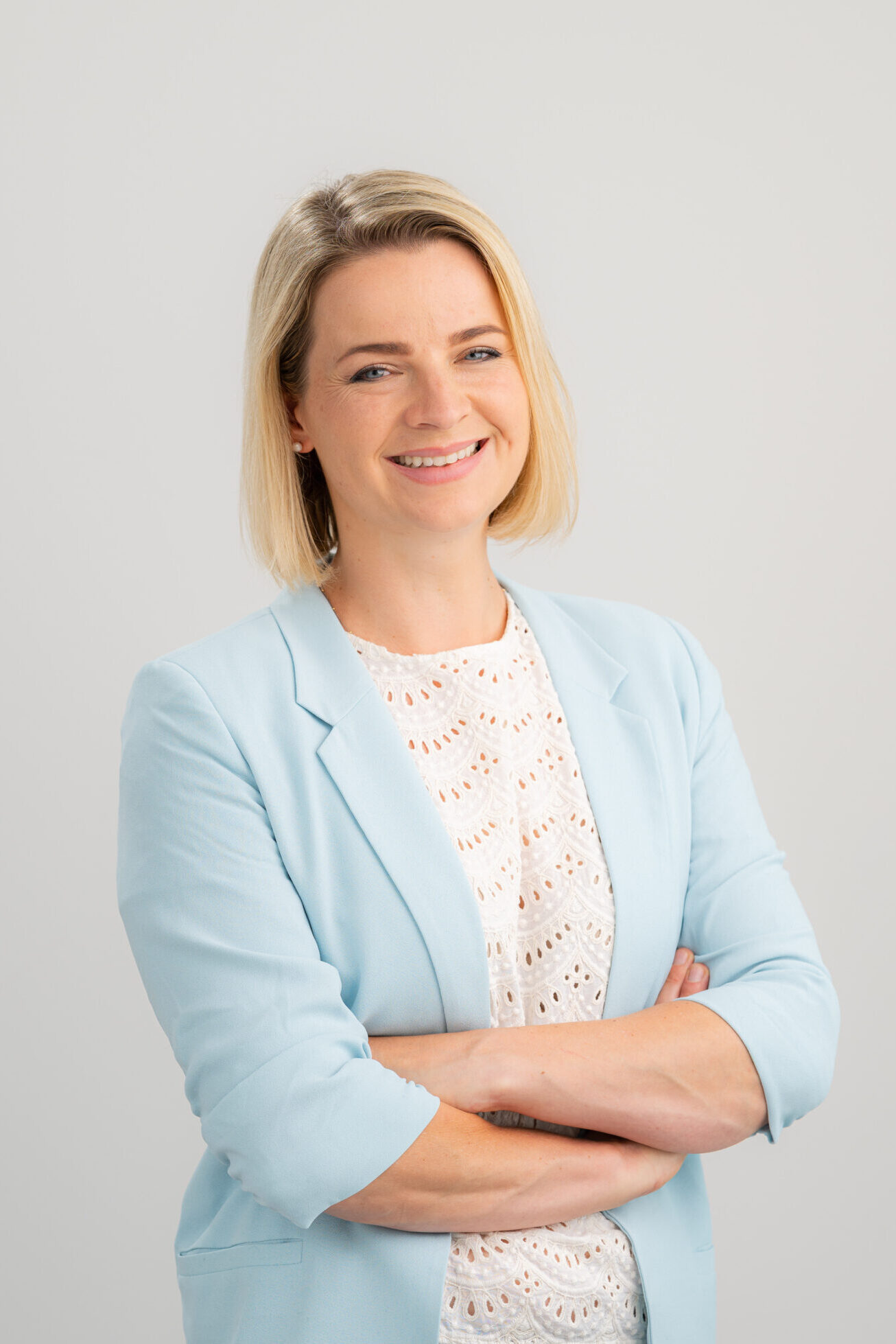 Sie sehen die Gynäkologin Dr. Elisabeth Reiter im Frauenzentrum Marienhof Linz